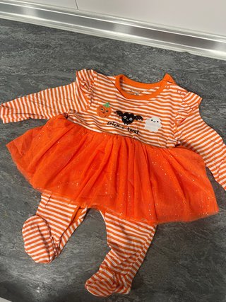 Body Halloween con Tutú - Talla 0-3 meses
