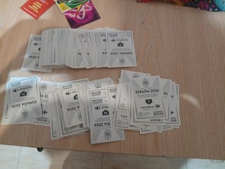 Lote de Cromos Selección Española 2026 Carrefour