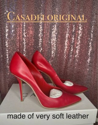 Tacones Casadei Rojos