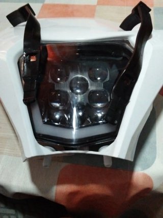 Faro Delantero Enduro Blanco