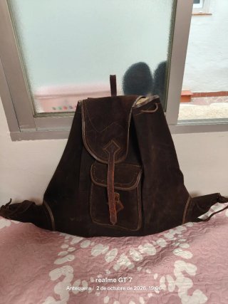 Mochila de Caza Artesanal de Piel