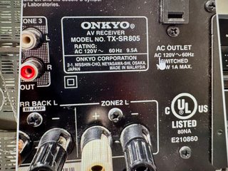 Amplificador Onkyo TX-SR 805