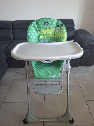 Seggiolone pappa Chicco verde