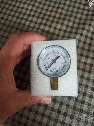 Manómetro de presión 0-4 bar / 0-60 psi