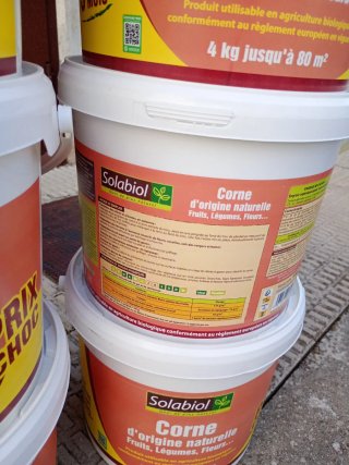 Fertilizante orgánico Solabiol de Cuerno 4kg