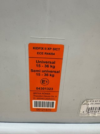 Römer Kidfix II XP SICT Silla coche
