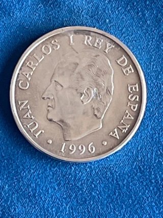 Moneda de Plata Juan Carlos I 1996