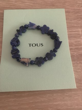Pulsera Tous Gemas Azul con diseños de Tous