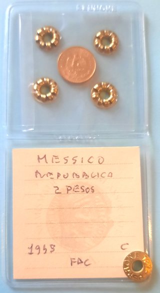 Monete d'oro messicane, PERIZIATA