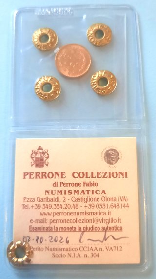 Monete d'oro messicane, PERIZIATA