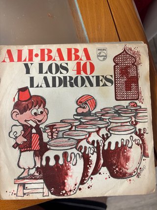 Vinilo Cuento Alibabá y los 40 Ladrones