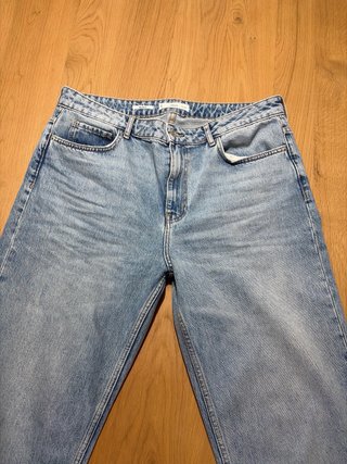 Pantalón vaquero ancho mujer