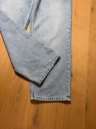 Pantalón vaquero ancho mujer