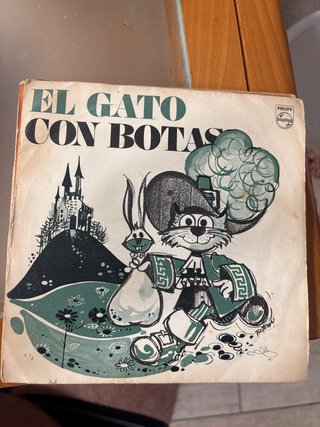 Vinilo Cuento El Gato con Botas