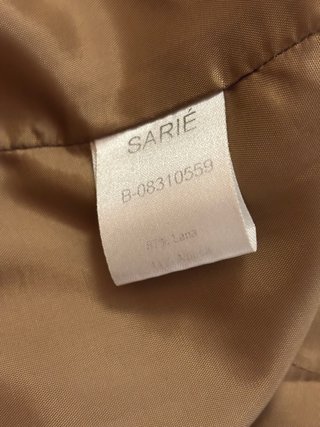Traje chaqueta Sarie beige talla 48