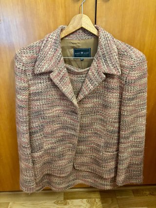 Traje chaqueta Sarie beige talla 48