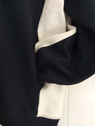 Chaqueta Springfield vontagecNegra y Beige Talla M