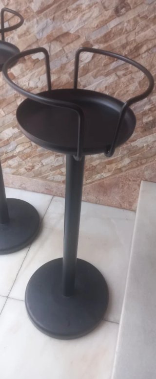 Soporte Pie Cubitera Champanera Metal Negro