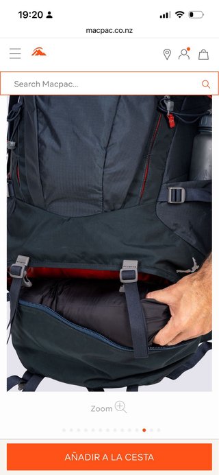 Mochila senderismo Macpac Torlesse 65L azul