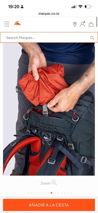 Mochila senderismo Macpac Torlesse 65L azul