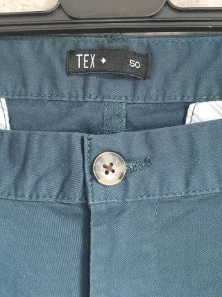 Pantalón chino azul marino TEX hombre talla 50