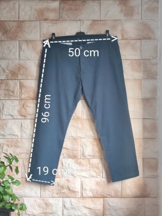 Pantalón chino azul marino TEX hombre talla 50