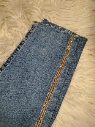 Pantalón Vaquero mango Azul Talla S