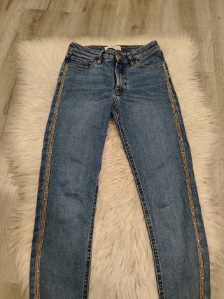 Pantalón Vaquero mango Azul Talla S