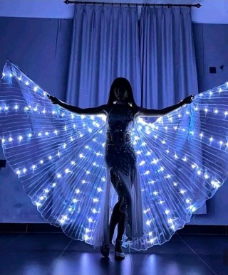 Alas de luz LED para fiesta