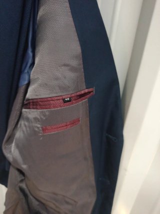 Traje chaqueta azul
