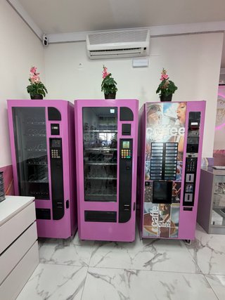 Lote de 3 Máquinas Vending de Snacks y Café