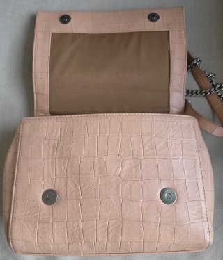 Bolso piel Adolfo Domínguez Rosa