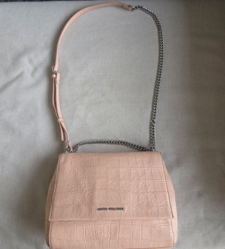 Bolso piel Adolfo Domínguez Rosa