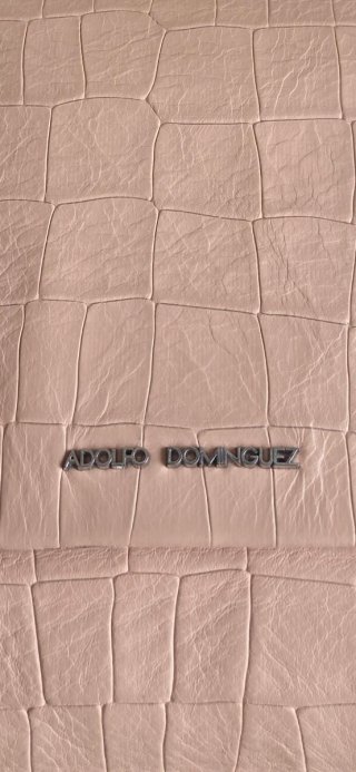 Bolso piel Adolfo Domínguez Rosa