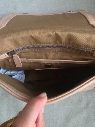 Bolso piel Adolfo Domínguez Rosa