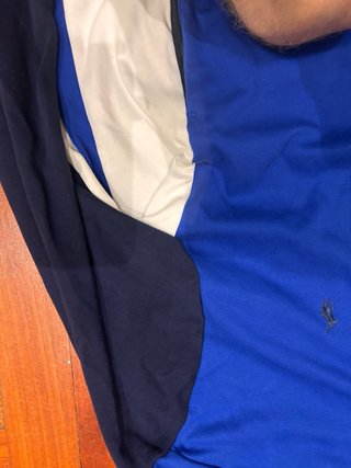 Felpa Ralph Lauren vintage blu e bianca