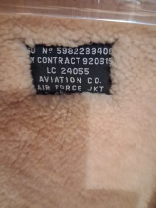 Chaqueta aviador piel forrada