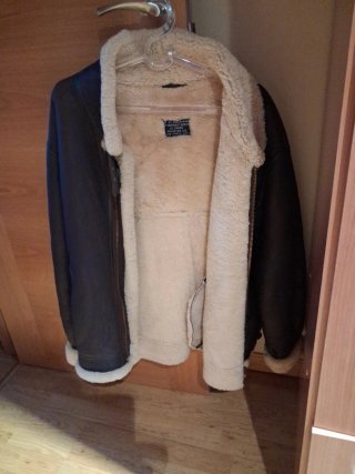 Chaqueta aviador piel forrada