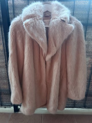 Pelliccia Zara Rosa Cipria, cappotto