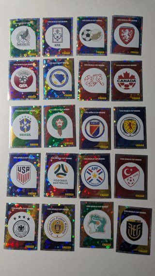 Escudos Panini Mundial 2026