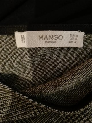 Mono de lana Zara gris talla M