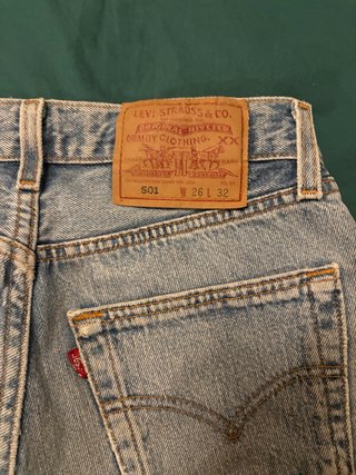 Levi's 501 Jeans Vintage Mujer Talla 26