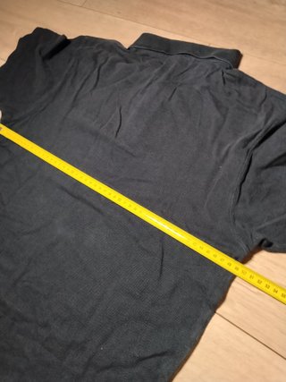 Polo Reebok retro negro color block talla S