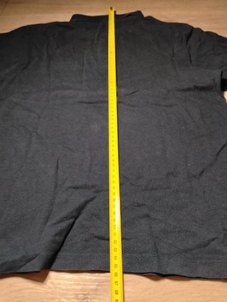 Polo Reebok retro negro color block talla S