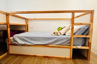Cama infantil reversible madera