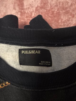 Sudadera Pull&Bear cadena dorada