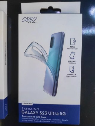 Funda Transparente Samsung Galaxy S23 Ultra