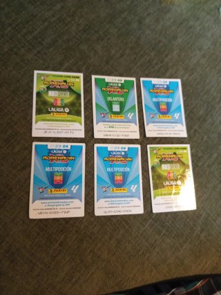 Cartas Fútbol Adrenalyn (Lote)
