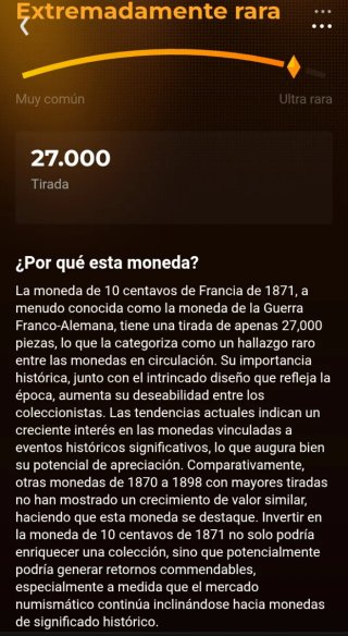 Moneda Antigua Francia 10 Céntimos 1871