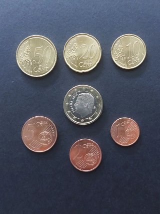 7 Monedas España 2025 Sin Circular